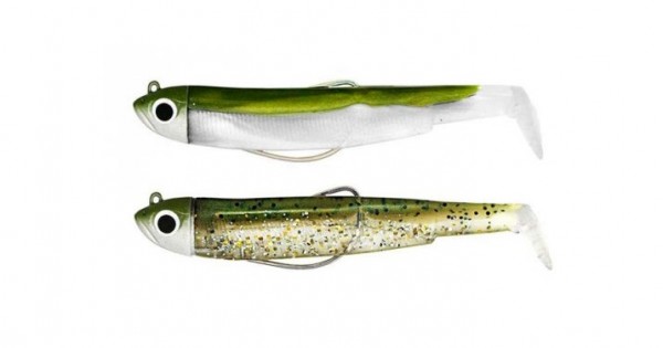 Leurre Fiiish Combo Off Shore Black Minnow - Parfait Pour La Pêche Sportive En Mer - 7cm, 6g, Effet Green Glitter